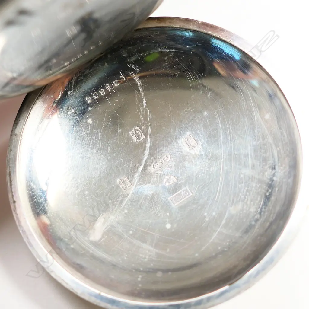 A Turkish market silver hunter pocket watch, Image 1++