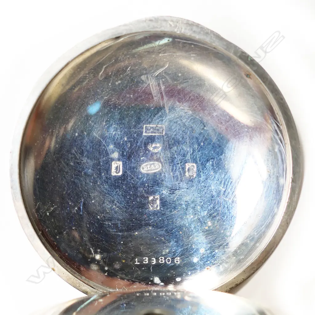 A Turkish market silver hunter pocket watch, Image 1++