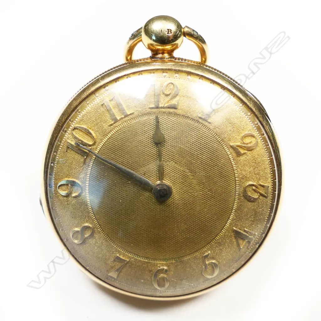 A Victorian Barwise of London 18ct gold open face pocket watch, Image 1++