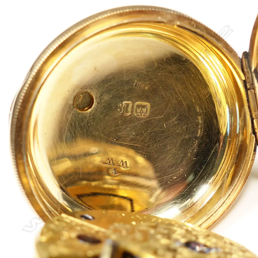 A Victorian Barwise of London 18ct gold open face pocket watch, Image 1++