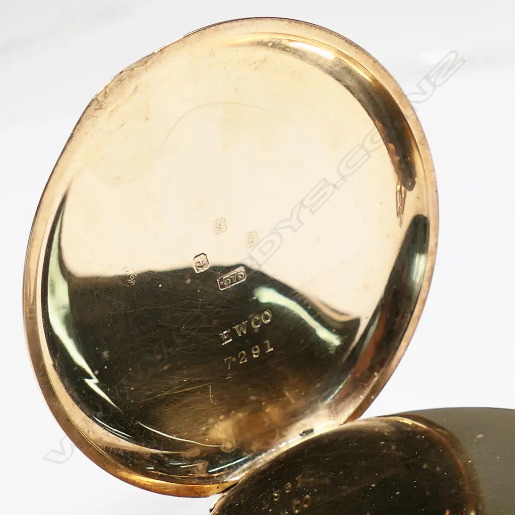 A 9ct gold Rolex hunter pocket watch, Image 1++