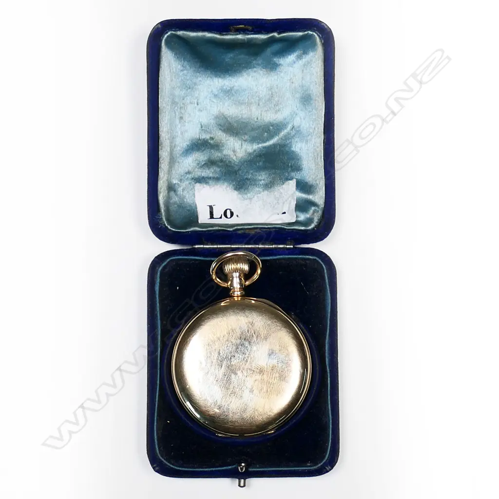 A 9ct gold Rolex hunter pocket watch, Image 1++