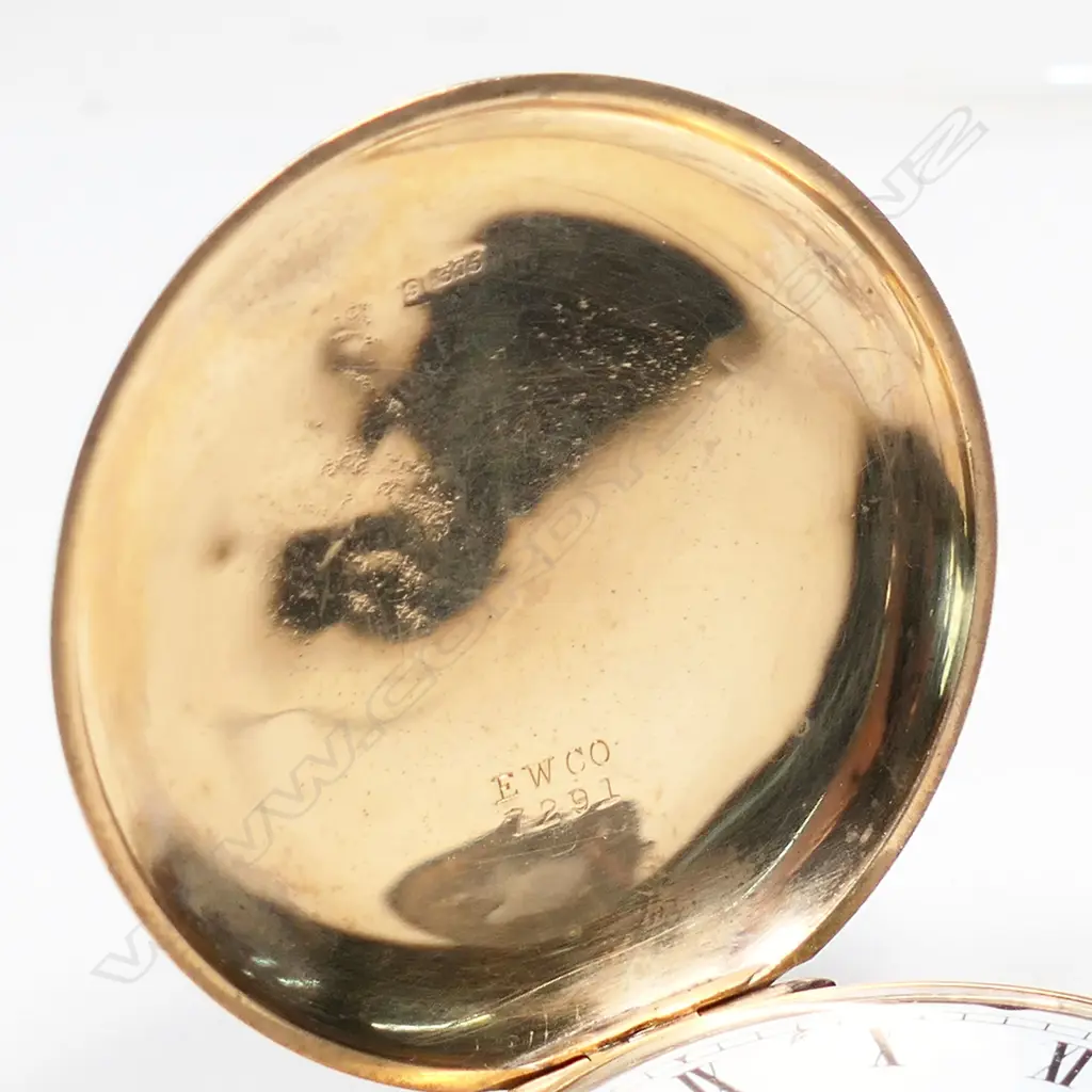 A 9ct gold Rolex hunter pocket watch, Image 1++