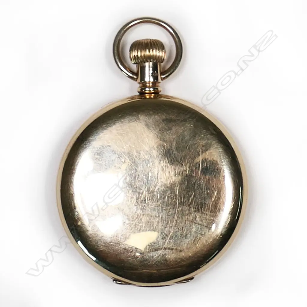 A 9ct gold Rolex hunter pocket watch, Image 1++
