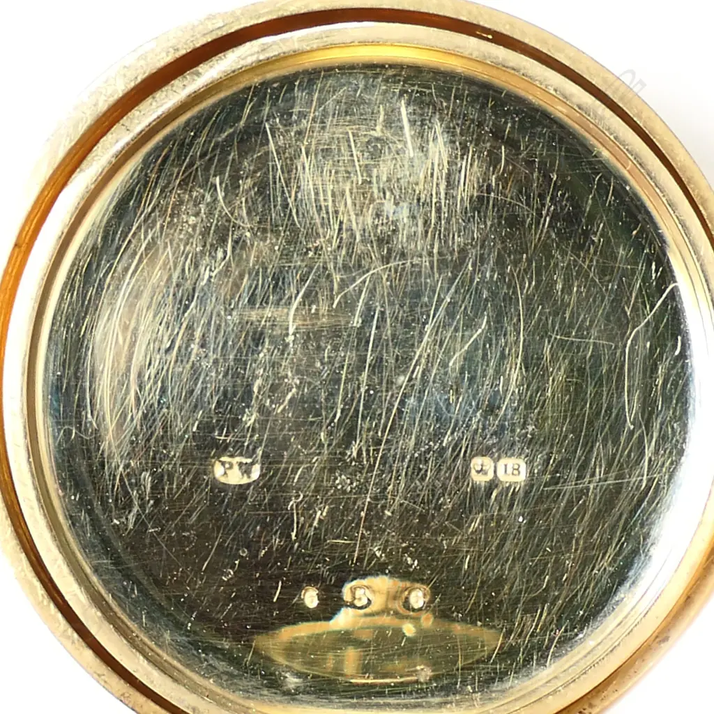 An 18ct Usher & Cole open face pocket watch, Image 1++