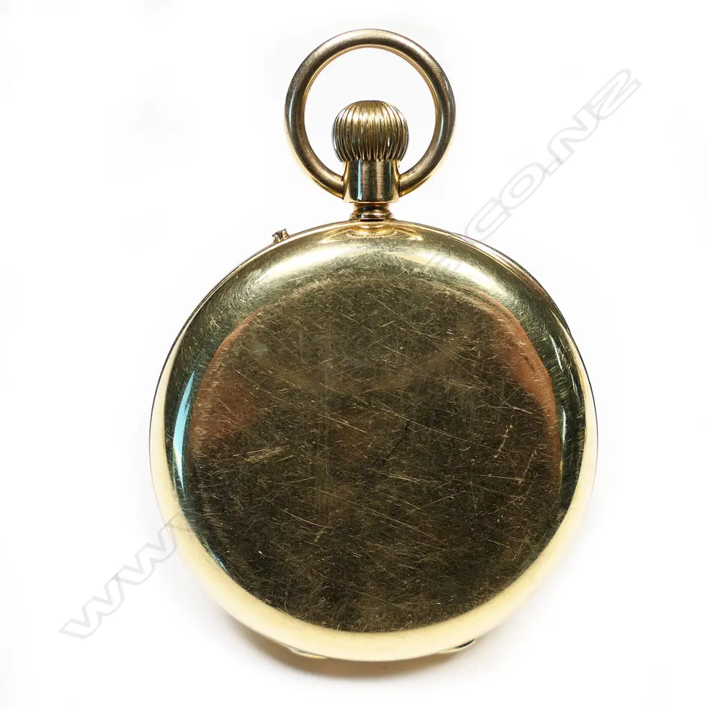An 18ct Usher & Cole open face pocket watch, Image 1++