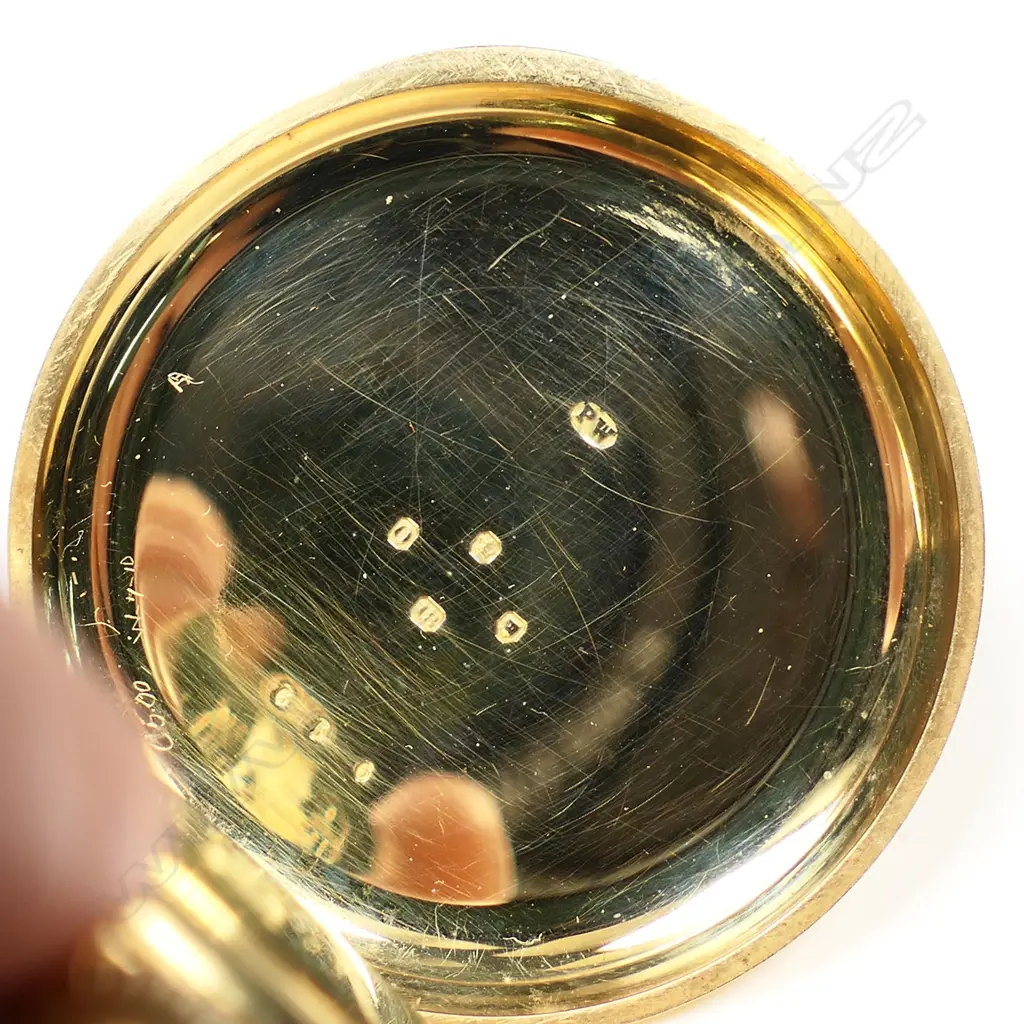 An 18ct Usher & Cole open face pocket watch, Image 1++