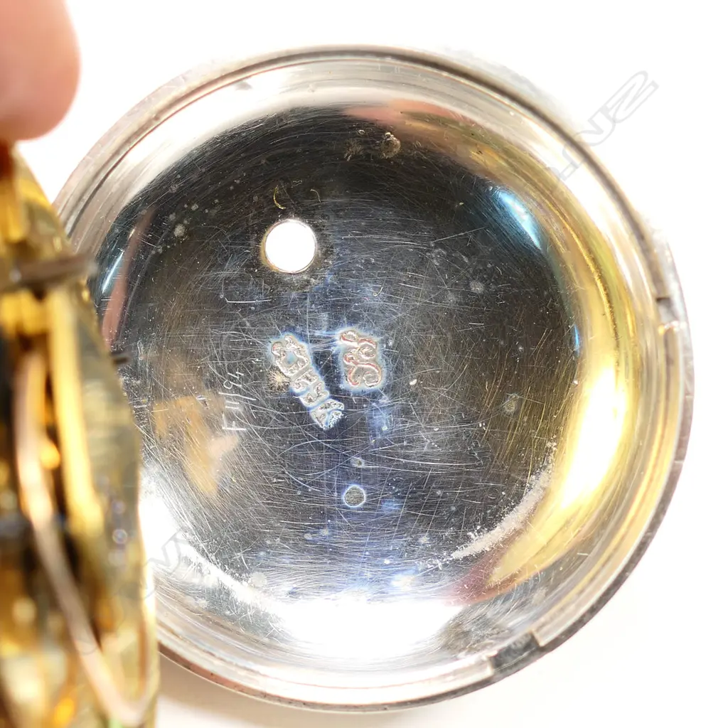 A late Georgian silver pair cased pocket watch, Image 1++