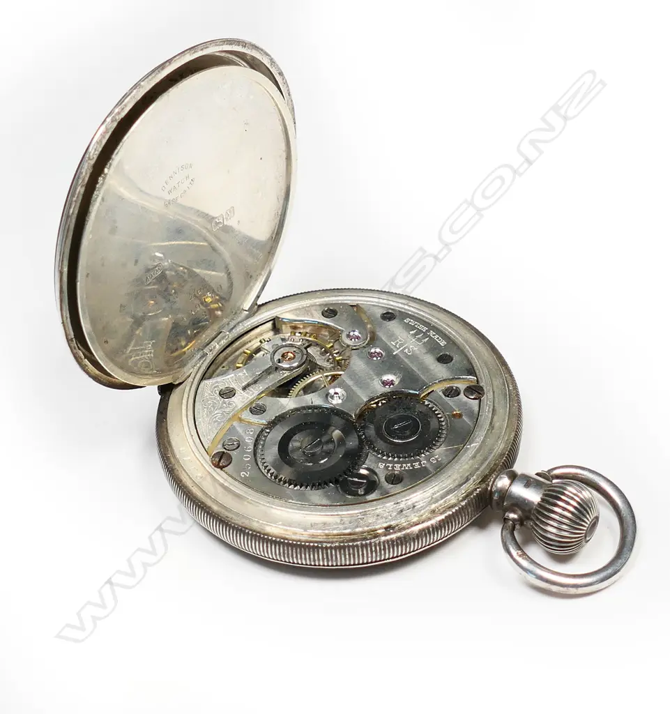 A Rolex silver hunter pocket watch, Image 1++