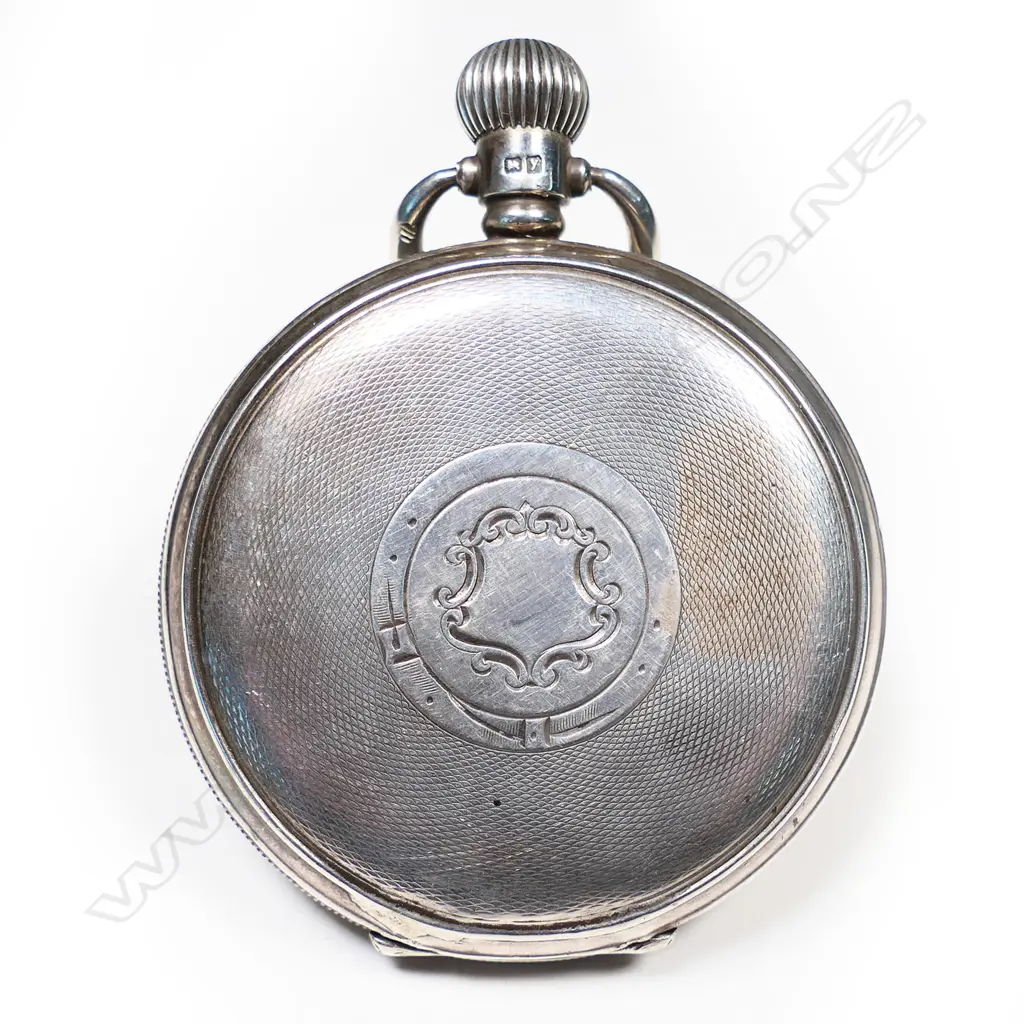 A Rolex silver hunter pocket watch, Image 1++