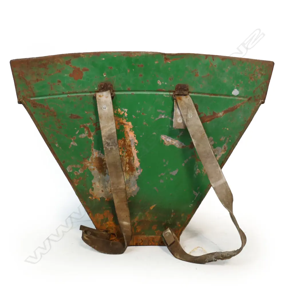 A c1900 French wine pickers metal harvesting hotter basket, Image 1++