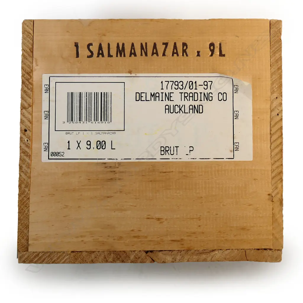 An old Laurent-Perrier 9 litre Salmanazar wooden champagne box Image 1++