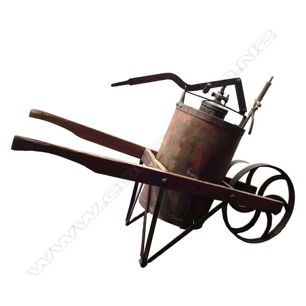 A vintage antique 'wheelbarrow' sprayer, Image 1++