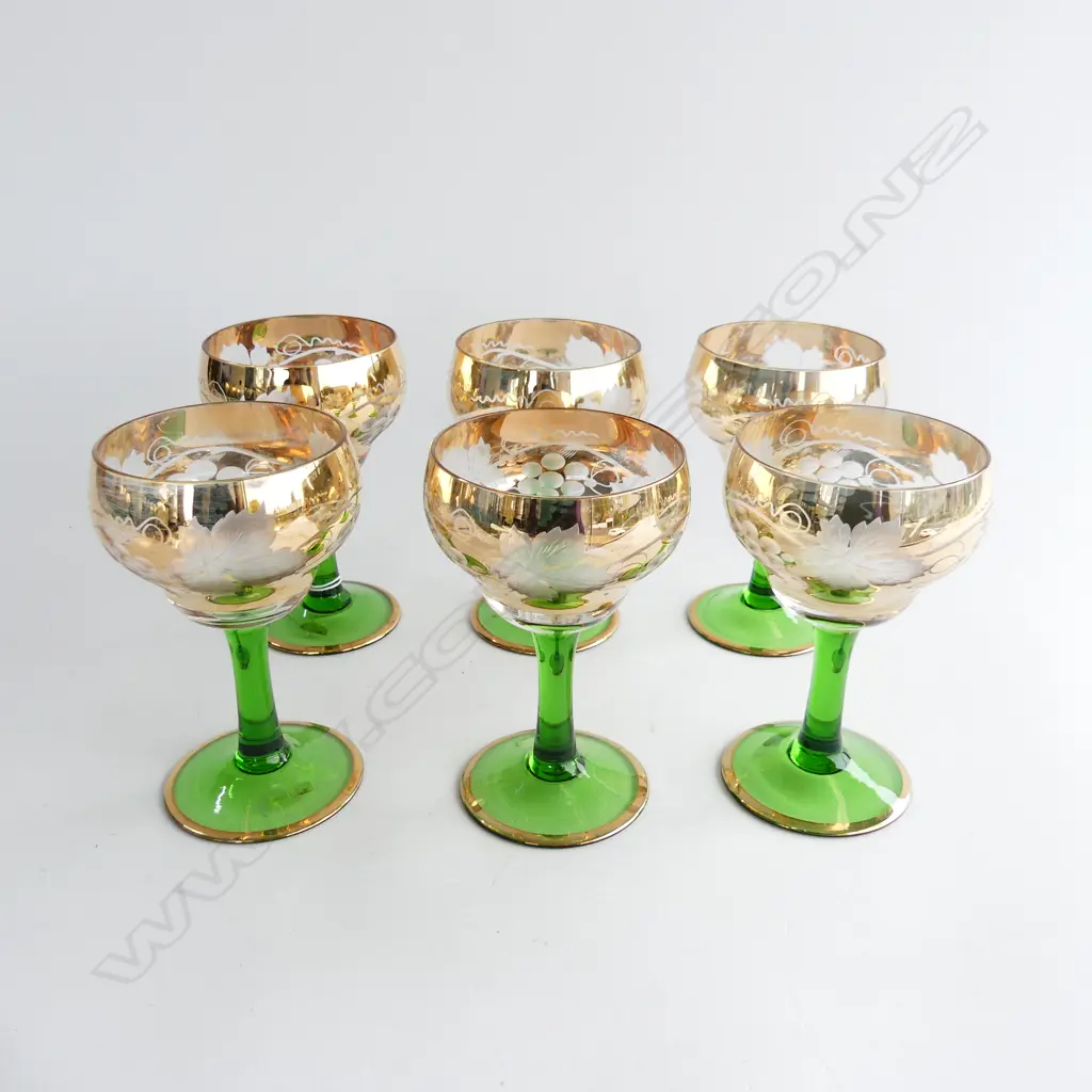 Six extra-large Auslese wine glasses, Image 1++