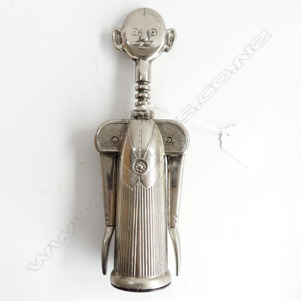 An Italian Aldo Colombo’ designer double lever corkscrew, Image 1++