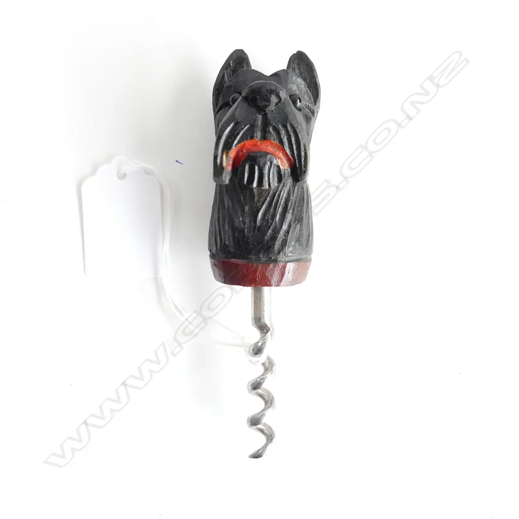 A hand-carved terrier corkscrew, Image 1++