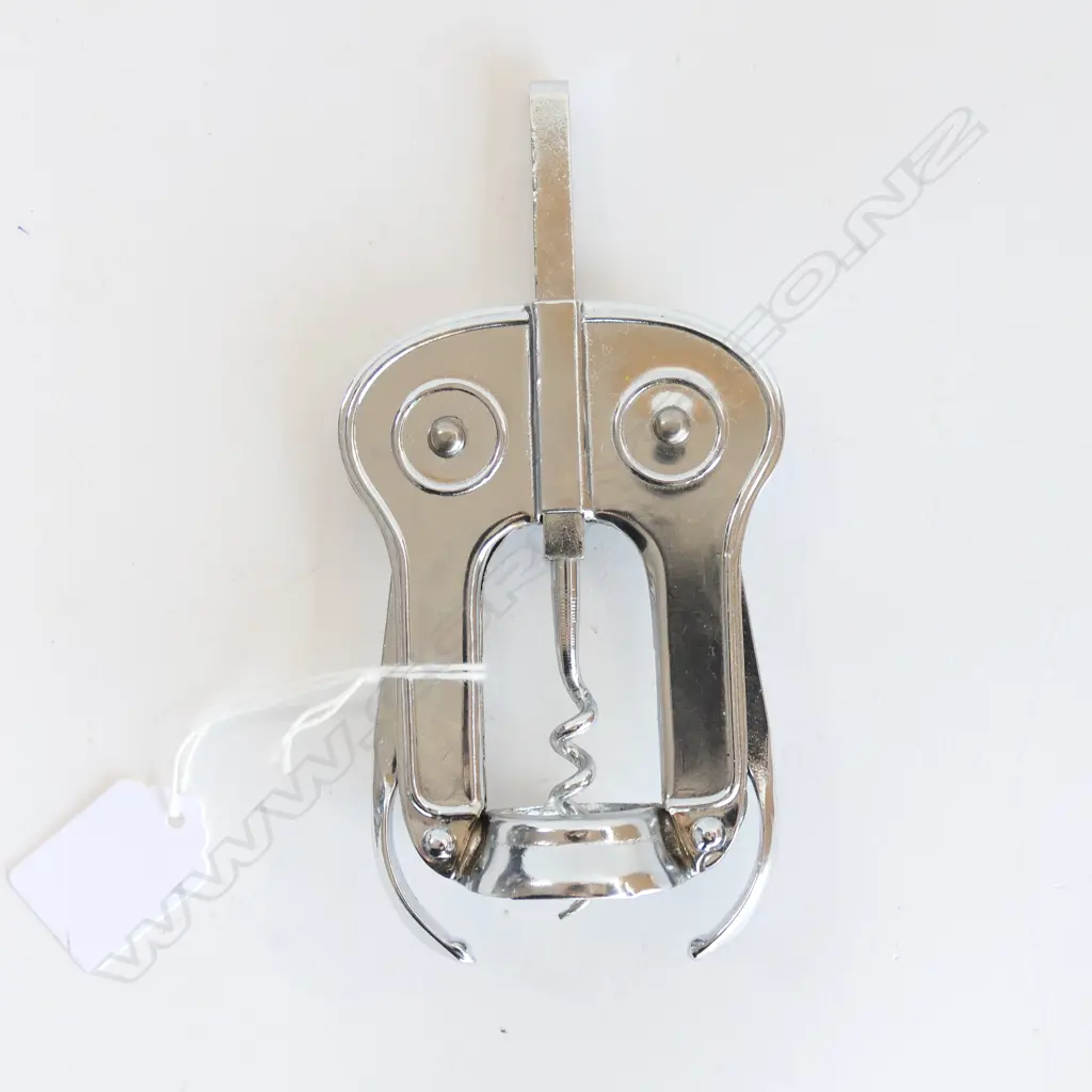 A late 20thC double-lever ‘owl’ style corkscrew, Image 1++
