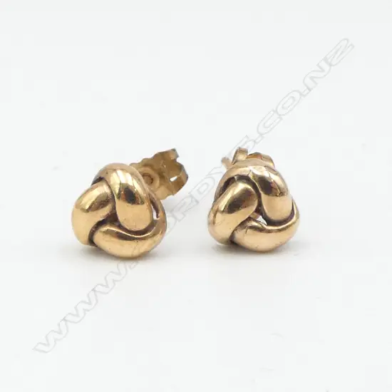 PR 9CT EARRINGS, 1.1gms