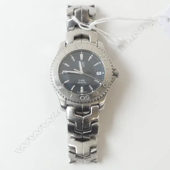 GENT'S TAG HEUER LINK WRISTWATCH, running but needs new battery