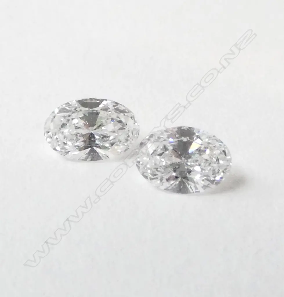 PR OVAL CUT LOOSE DIAMONDS 4mm x 6mm approx slight difference in size Image 1++