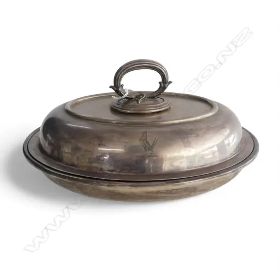 STG SILVER VEGETABLE TUREEN Elkington & Co B'HAM 1870 1291 GRMS