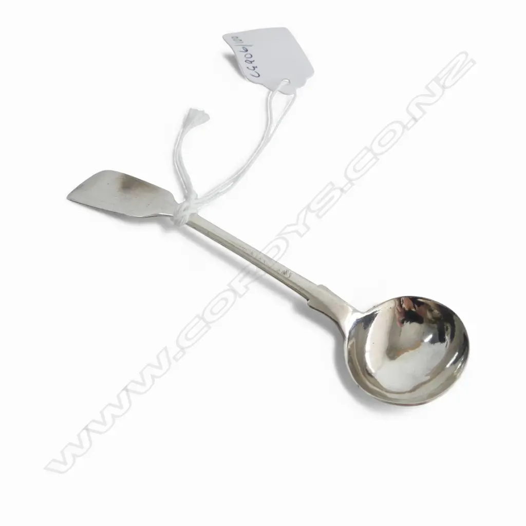 SCOTTISH SILVER PROVINCIAL SALT SPOON 10GMS Image 1++