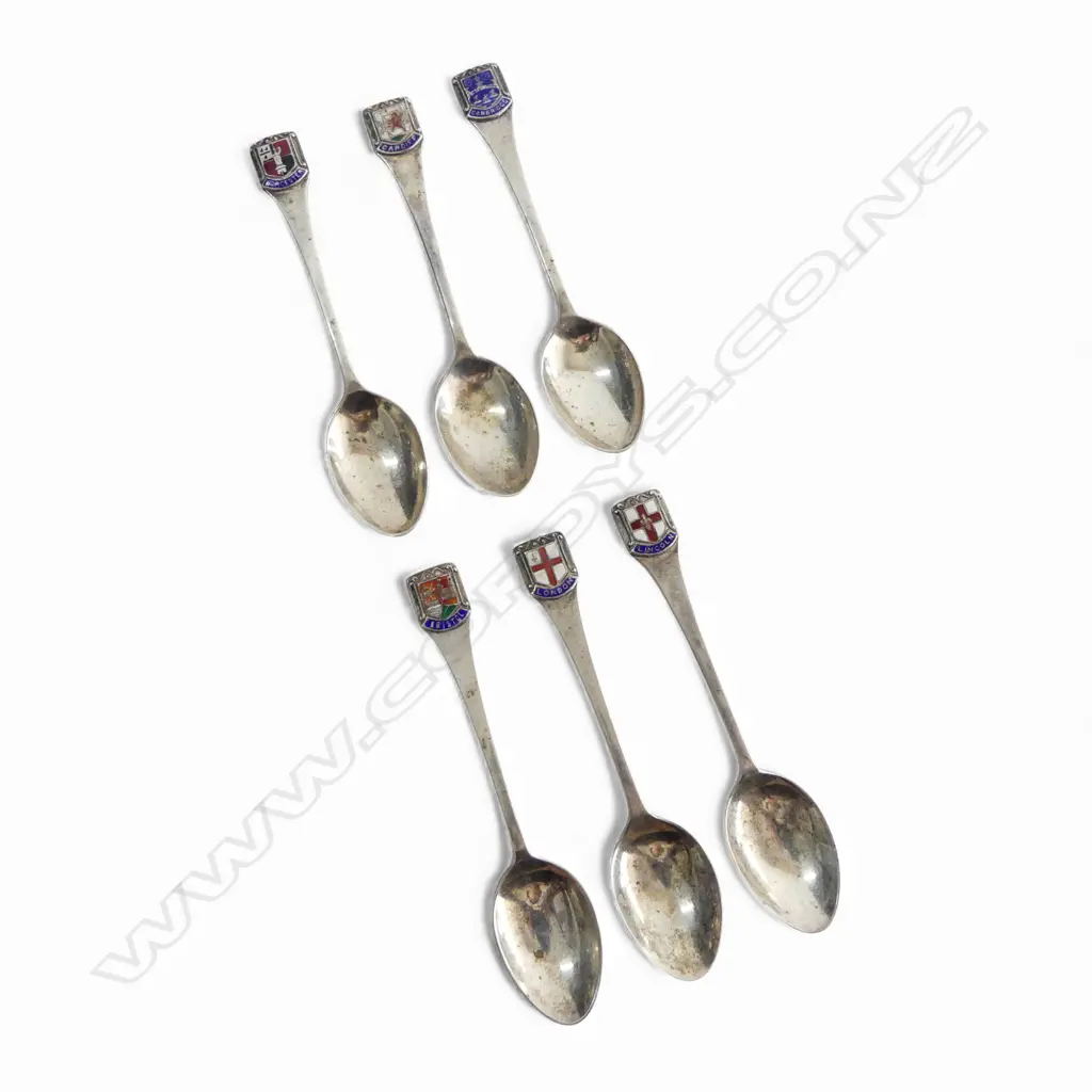 SET OF 6 S/SILVER SOV COFFEE SPOONS 50GMS Image 1++