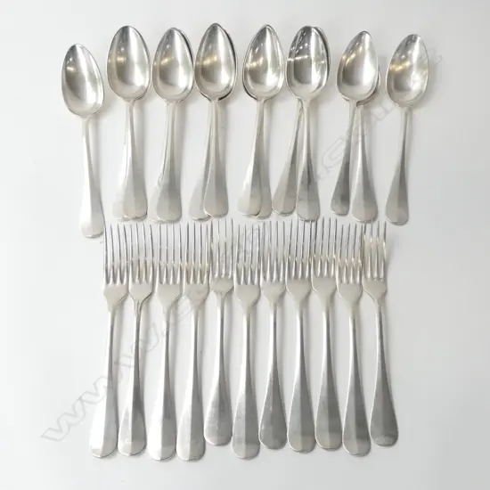 14 CHRISTOFLE SPOONS + 11 FORKS