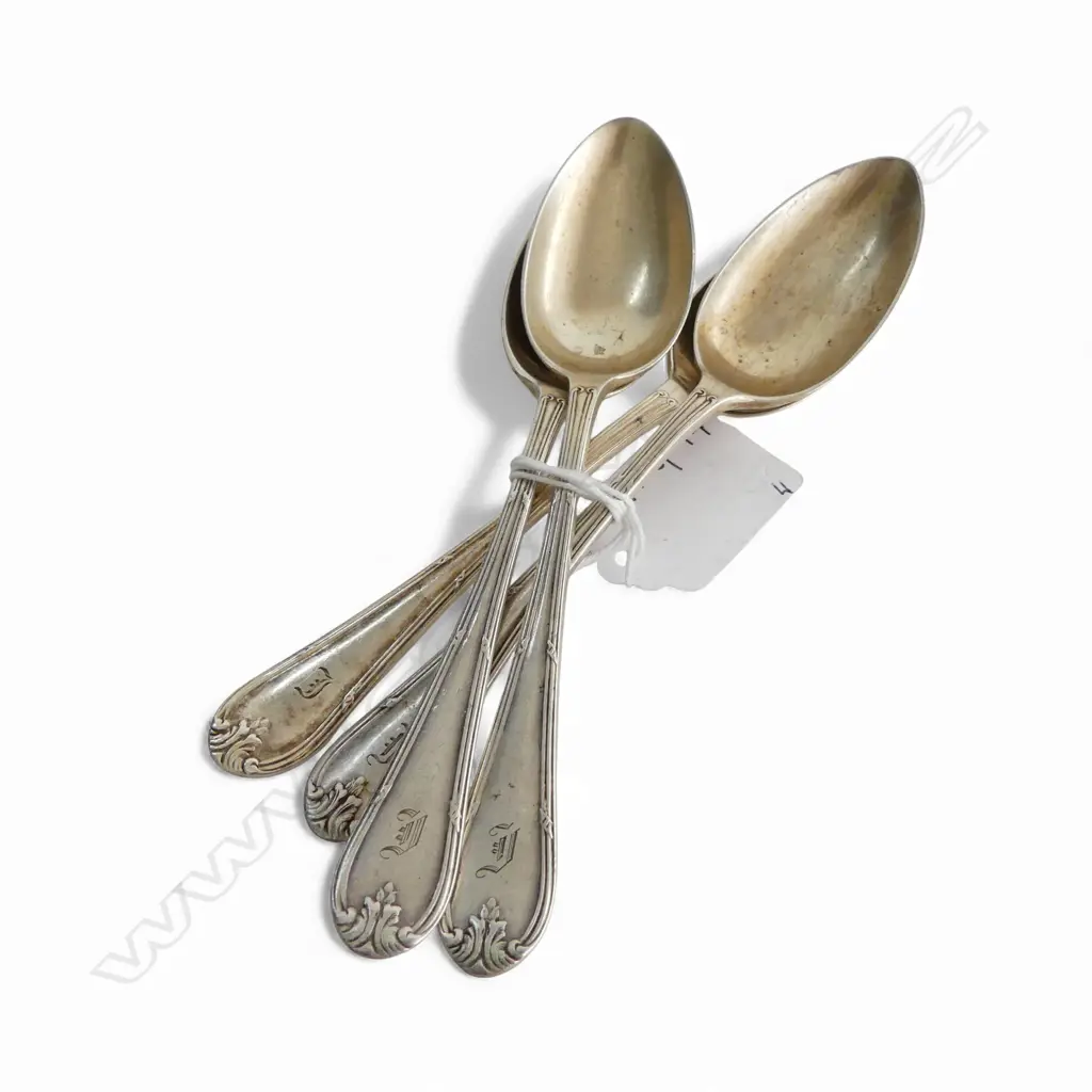4 S/SILVER GRAPEFRUIT SPOONS 117GMS Image 1++