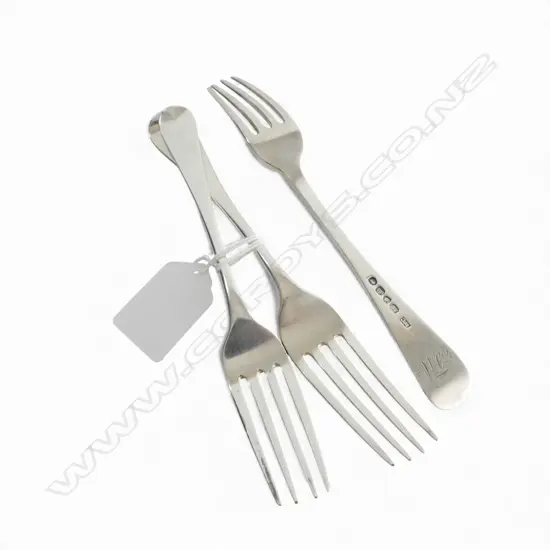 3 GEORGIAN S/SILVER FORKS 113GMS