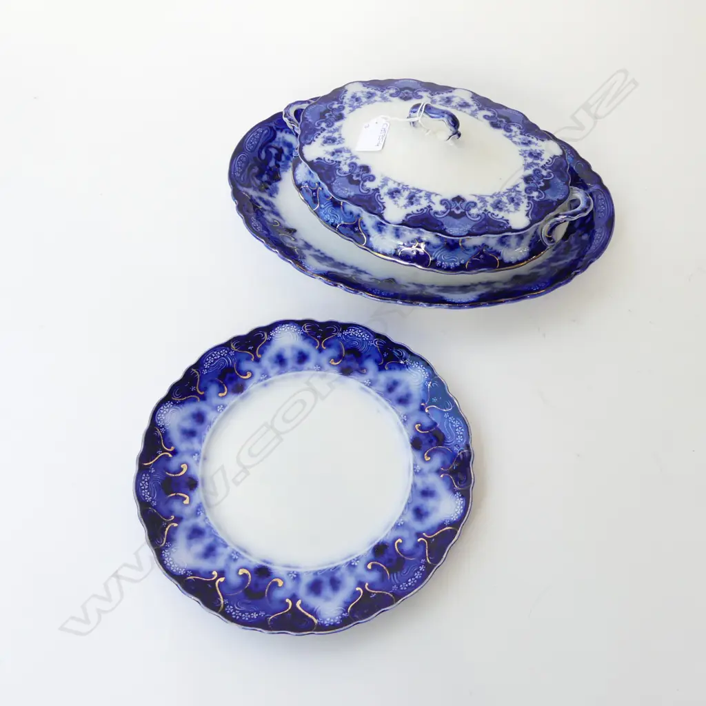 3 PCES VICTORIAN ALFRED MEAKIN CHINA L.355mm Image 1++