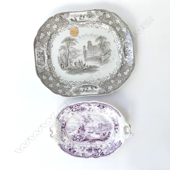 2 VICTORIAN ASHETS; BELL & Co ITALIAN LAKES &HENRY DREYDEL L.325mm