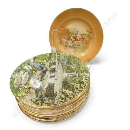 ASST. PETER BARRETT CABINET PLATES etc Dia.230mm