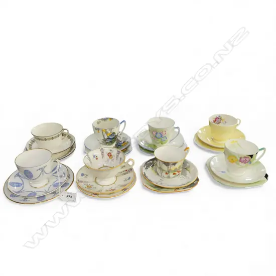 8 SHELLEY CHINA CSPS MIXED PATS