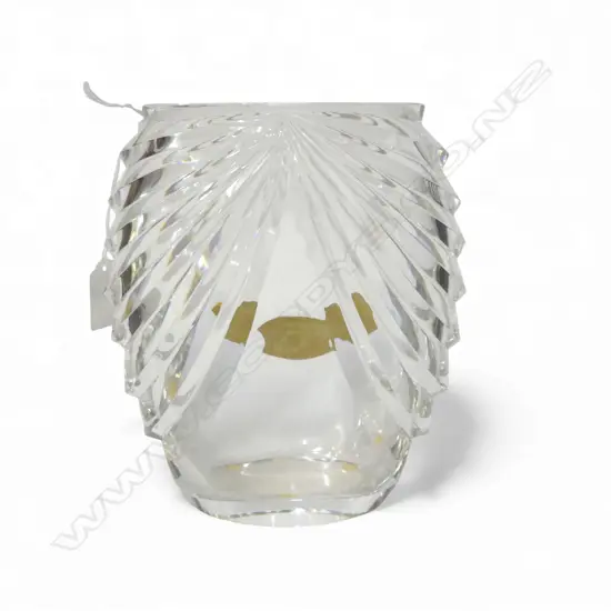 VAL SAINT LAMBERT CRYSTAL VASE H.200mm