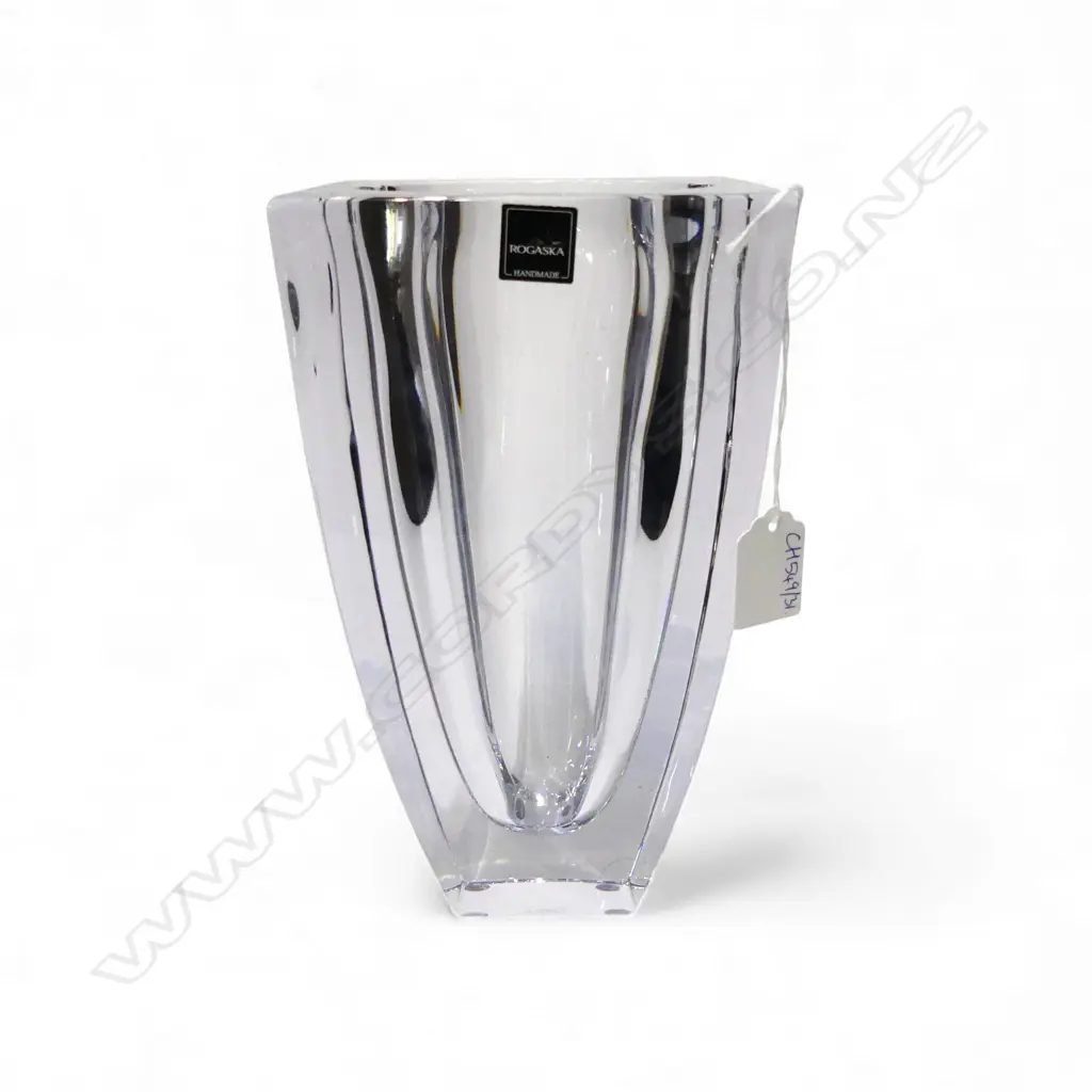 ROGASKA CRYSTAL VASE H.245mm Image 1++