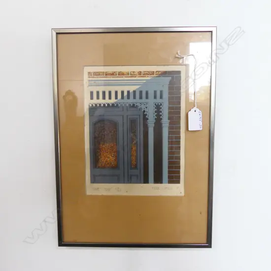 PETER SIDDELL, FRONT DOOR, SCREENPRINT 23/40, 180x150mm