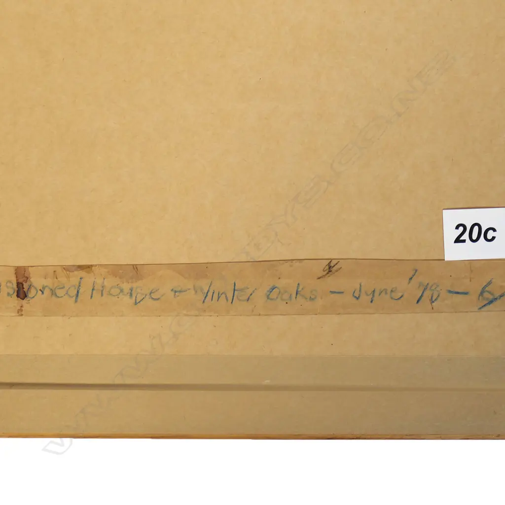 Phyllis Mary Crowley (1913 - 1994) Requisitioned House and Winter Oaks - June 1978, Image 1++