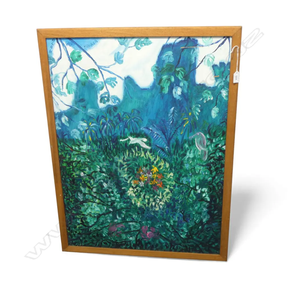 ALAN THORNTON, 'MOOREA '80' OIL ON HARDBOARD 795 X 590MM Image 1++