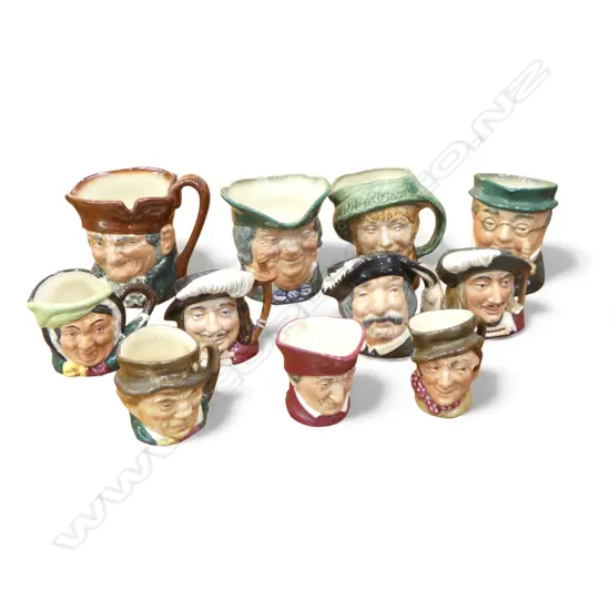 11 ASST. TOBY JUGS H.90mm