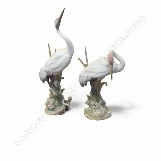 PR LLADRO HERONS, H.280 & 190mm