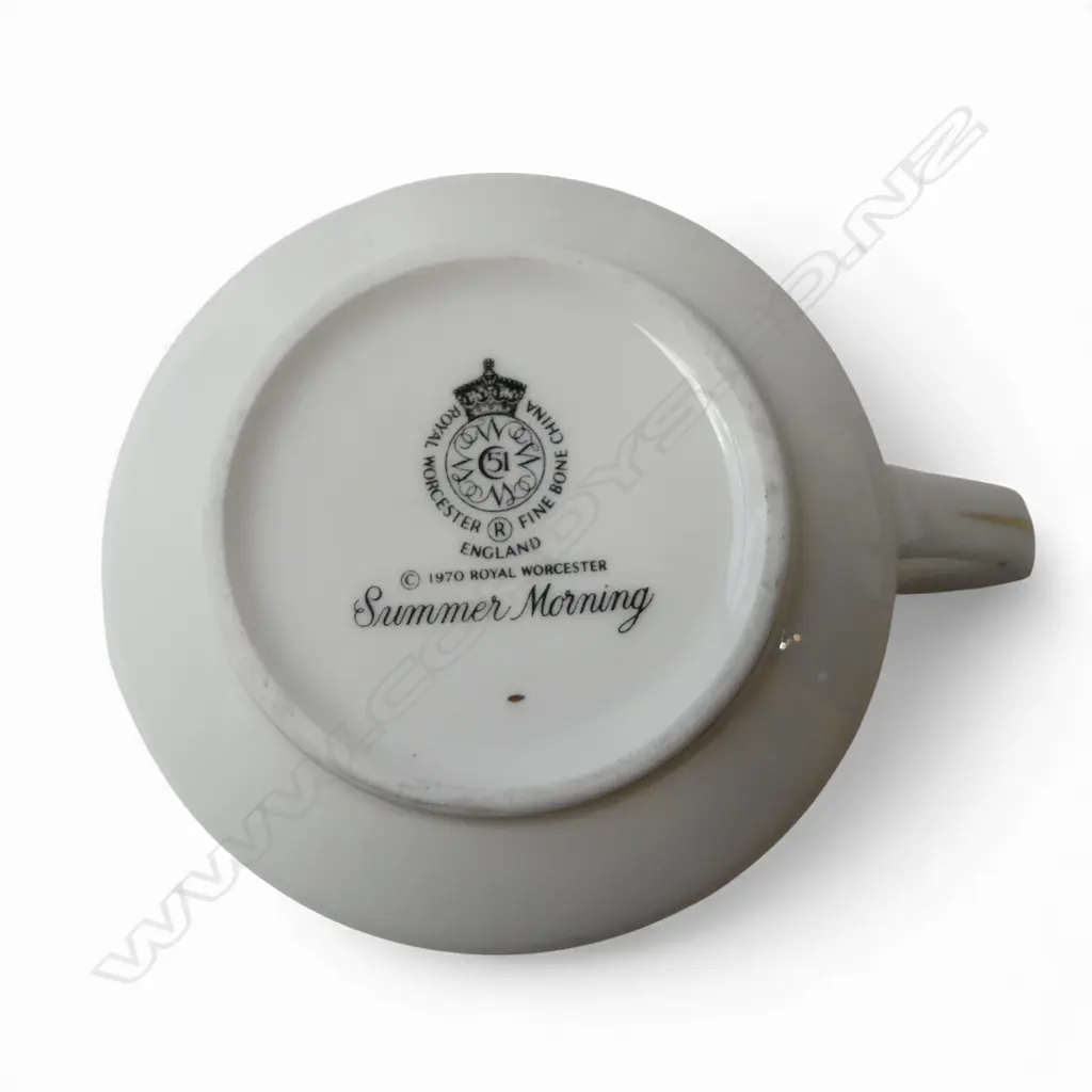 6 ROYAL WORCESTER 'SUMMER MORNING' TRIOS Image 1++