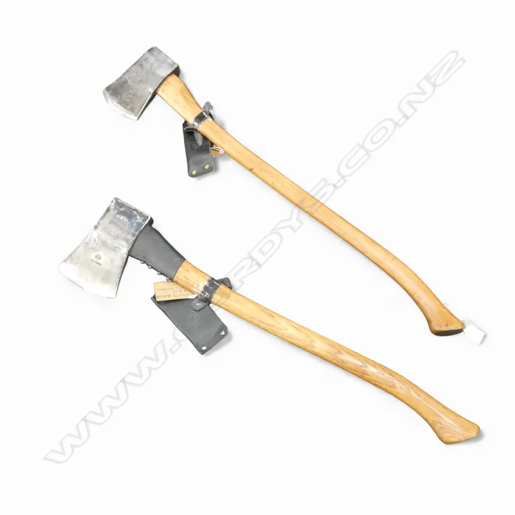 2 RESTORED SWEDISH AXES L.800mm Image 1++