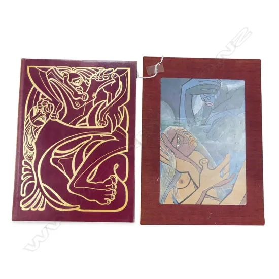 CASED BOOK; PAULINE YEARBURY 'THE CHILDREN OF RANGI AND PAPA' 191/350, SIGNED. WHITCOULLS 1976 370x270mm