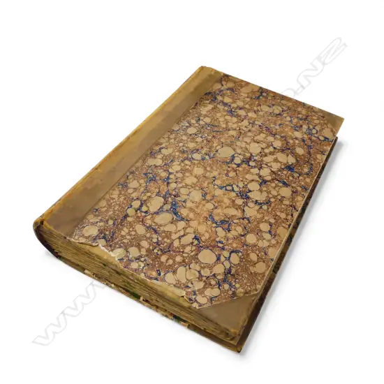 ANTIQUE ALBUM OF PORTRAIT ENGRAVINGS 395x270mm