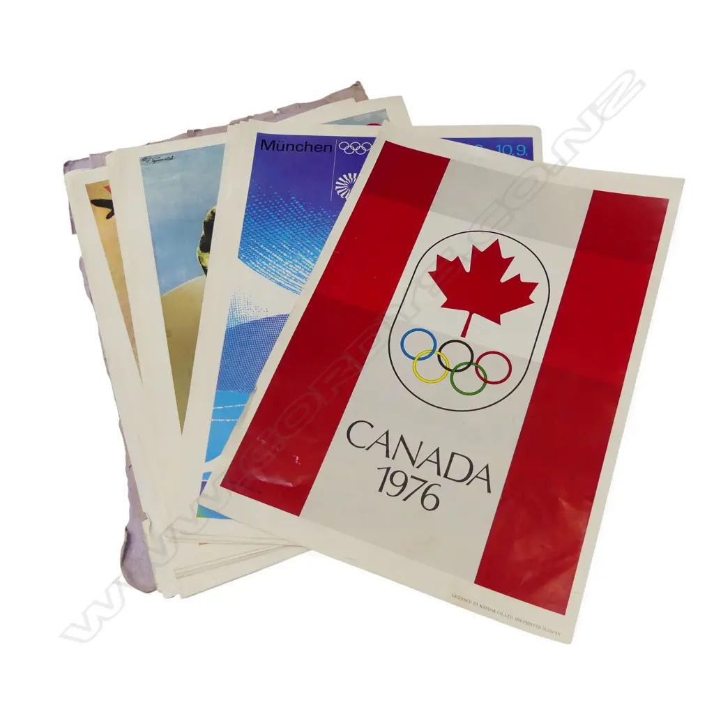 ASST. VINTAGE REPRODUCTION POSTERS OF THE OLYMPICS Image 1++