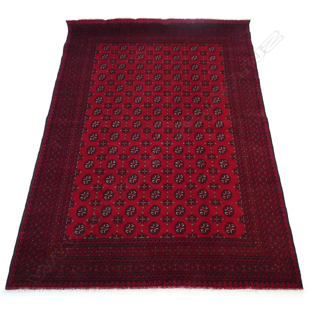 **RTV** HAND KNOTTED WOOL PILE TURKOMAN RUG 3000 x 2000mm Image 1++