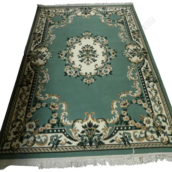 LG GREEN MACHINED RUG 2300x1600mm