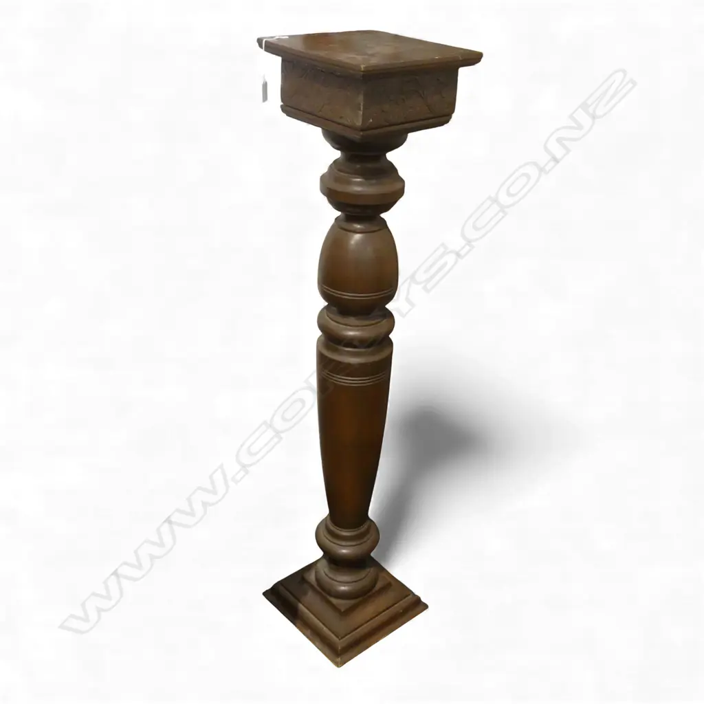 COLONIAL TURNED KAURI  PEDESTAL  H1250MM Image 1++