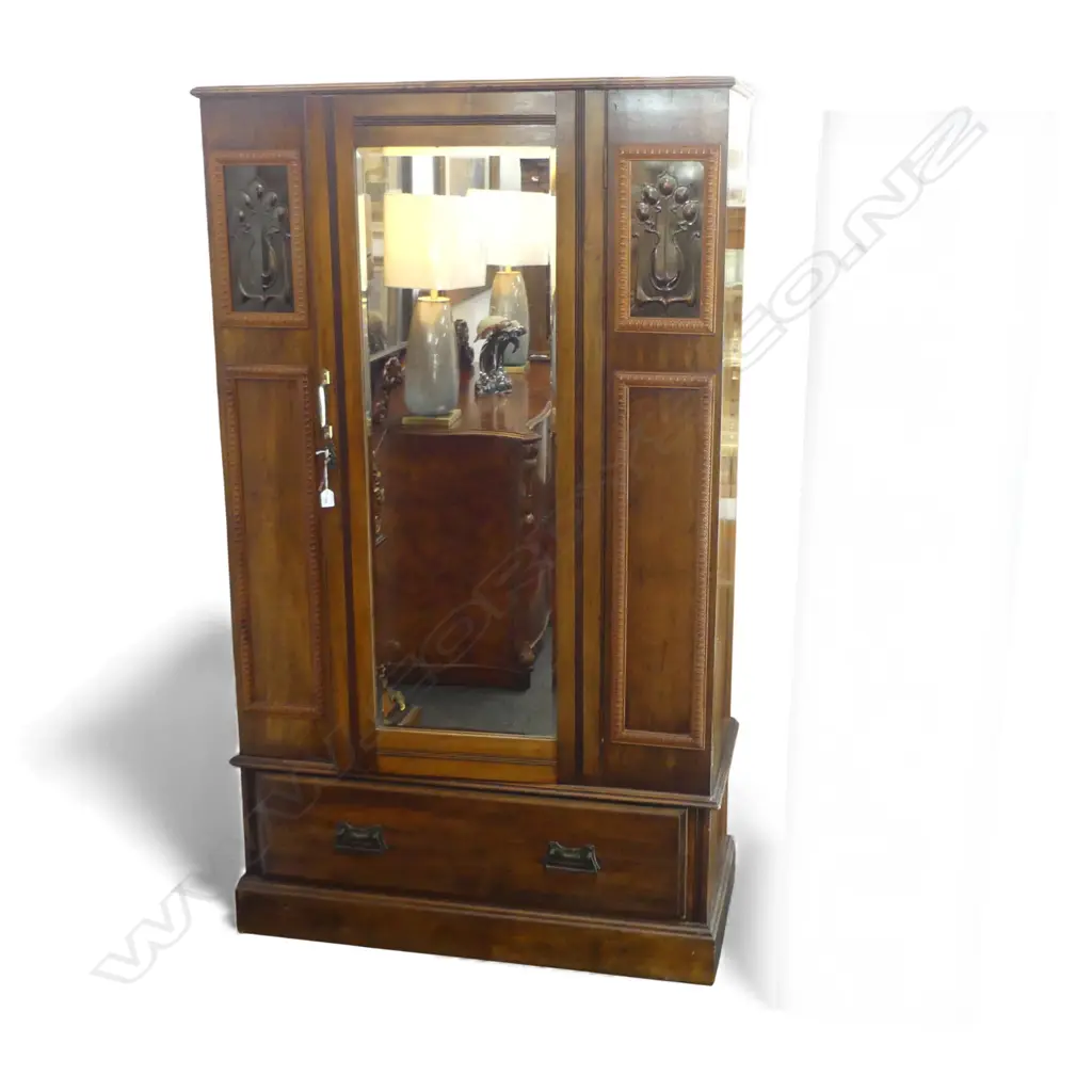 EARLY 20thC STYLE WARDROBE 1090x460x1870mm Image 1++